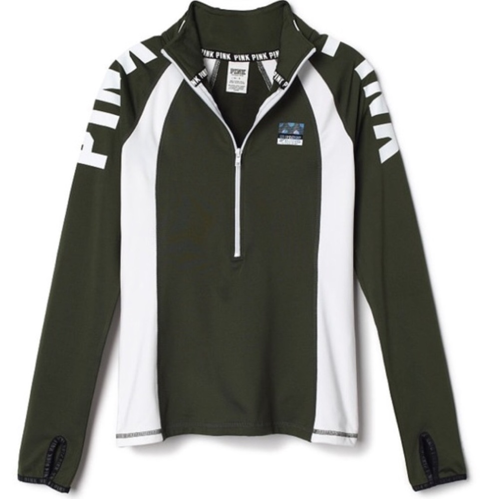 Olive green and white VS PINK Ultimate shirt